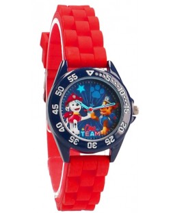 Детски часовник Vadobag Kids Time - Paw Patrol, Dynamic Pups, червен