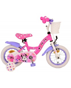 Детски велосипед с помощни колела E&L cycles - Мини Маус, 12''