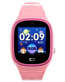 Детски смарт часовник Xmart - Smart KW22, 1.3'', розов