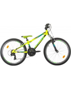Детски велосипед със скорости SPRINT - Hat Trick, 24", 380 mm, зелен