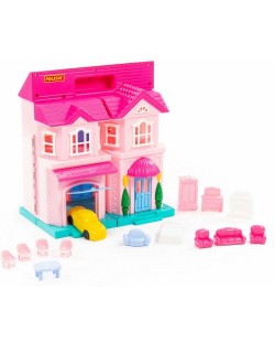 Детска играчка Polesie - Къща за кукли Sophie, 14 части