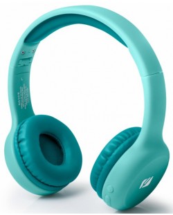 Детски слушалки с микрофон Muse - M-215 BTB, безжични, сини