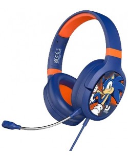 Детски слушалки OTL Technologies - Pro G1 Sonic, сини/оранжеви