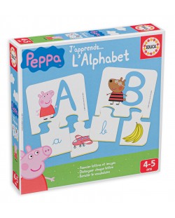 Детски пъзел Educa - Уча азбуката с Пепа