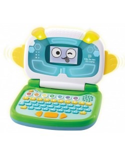 Детска играчка Vtech - Интерактивен образователен лаптоп, зелен (на английски език)