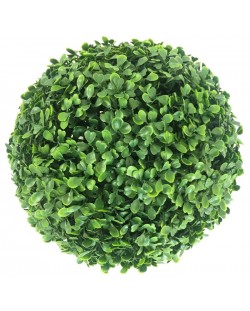 Декоративна топка Rossima - Чемшир, 38 сm, PVC, тъмнозелена