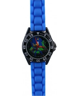 Детски часовник Vadobag Sonic - Kids Time,  релефна каишка