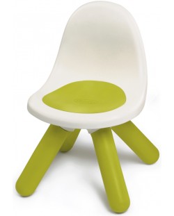 Детски стол Smoby - Зелен, с облегалка