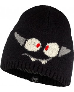 Детска шапка BUFF - Knitted hat Bonky Baffy, черна