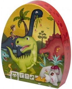Детски пъзел Eurekakids - Динозаври, 24 части