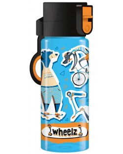 Детска бутилка Ars Una Wheelz - 475 ml
