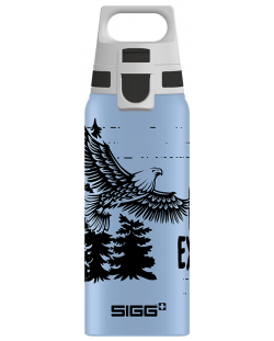 Детска бутилка за вода Sigg Shield One - Brave Eagle, 0.6 L