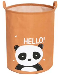 Детска кошница за съхранение на играчки Sipo - Hello Panda, 43 l