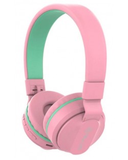 Детски слушалки Tellur - Buddy, безжични, розови