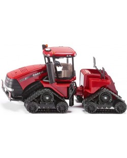 Детска играчка Siku - Високопроходим, верижен трактор Case IH Quadtrac 600