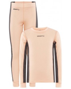 Детско термобельо Craft - Core Dry Baselayer , бежово