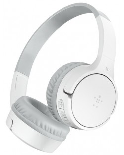 Детски слушалки Belkin - SoundForm Mini, безжични, бели/сиви