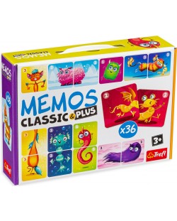 Детска мемори игра Memos Classic&plus - Сладки чудовища