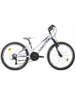 Велосипед със скорости SPRINT - Calypso, 24", 292 mm, бял