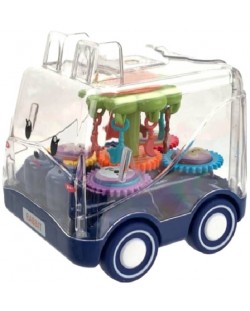 Детска играчка Raya Toys - Инерционна количка Rabbit, синя