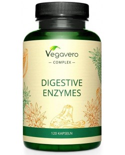 Digestive Enzymes, 120 капсули, Vegavero
