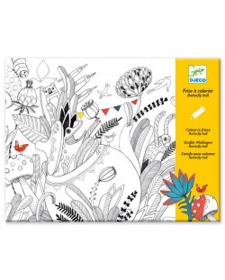 Творчески комплект за оцветяване Djeco – Бала на пеперудите