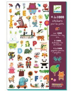 Декоративни стикери Djeco  – 1000 броя