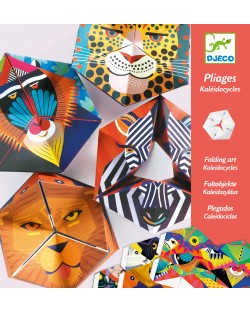 Творчески комплект за киригами Djeco - Flexanimals