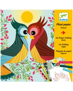 Детски комплект Направи сам Djeco – Птици от хартия