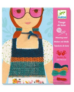 Творчески комплект Djeco - За тъкане, Rose Coloured Glasses