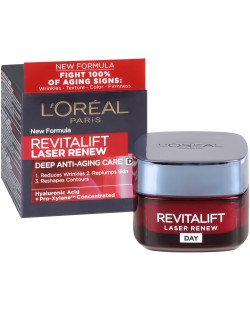 L'Oréal Revitalift Дневен крем за лице Laser, mini, 15 ml