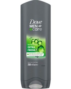 Dove Men+Care Душ гел Extra Fresh, 250 ml