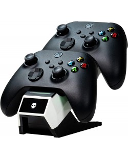 Докинг зарядна станция Numskull - за Xbox Series X/S, двойна, бяла