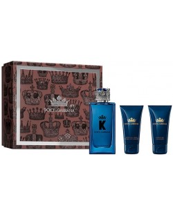 Dolce & Gabbana Комплект K - Парфюмна вода, Душ гел и Балсам за бръснене, 100 + 2 x 50 ml