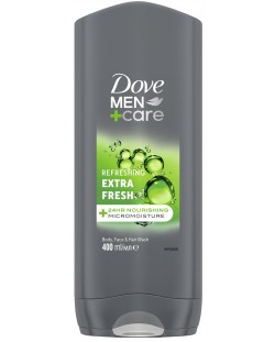 Dove Men+Care Душ гел Extra Fresh, 400 ml