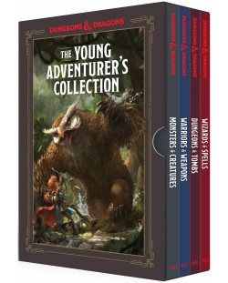 Допълнение за ролева игра Dungeons & Dragons: Young Adventurer's Guides Collection (4-Book Boxed Set)