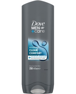 Dove Men+Care Душ гел Clean Comfort, 250 ml