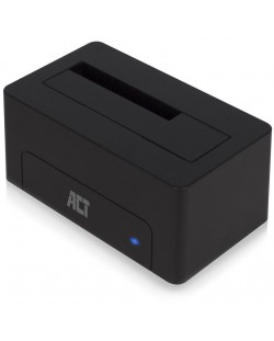 Докинг станция ACT - AC1500, 1 порт, USB 3.2, черна