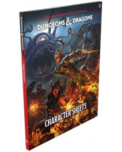 Допълнение за ролева игра Dungeons & Dragons - Character Sheets 2024