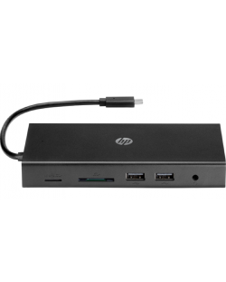 Докинг станция HP - Travel Multiport, 6 порта, USB-C, черна