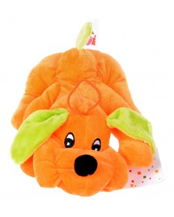 Плюшена играчка Morgenroth Plusch - Оранжево лежащо кученце, 22 cm