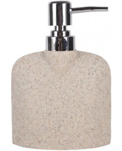 Дозатор за течен сапун Inter Ceramic - Амелия, 10.9 x 16 cm, бежов