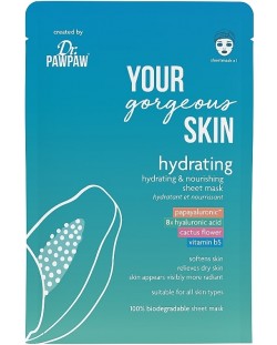 Dr. Pawpaw Your Gorgeous Skin Лист маска за хидратация, 25 ml
