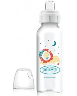 Преходно шише Dr. Brown's Milestones - Лъвче, 250 ml