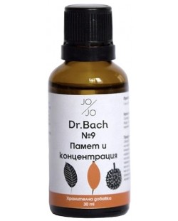 Dr. Bach Капки Памет и концентрация, 30 ml, Jo & Jo