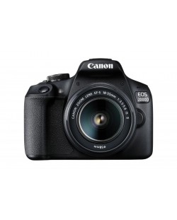 DSLR фотоапарат Canon - EOS 2000D, EF-S 18-55mm, черен