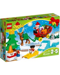 Конструктор Lego Duplo - Ваканцията на Дядо Коледа (10837)