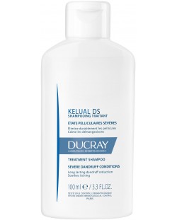 Ducray Kelual DS Третиращ противопърхотен шампоан, 100 ml