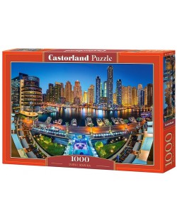 Пъзел Castorland от 1000 части - Пристанището в Дубай