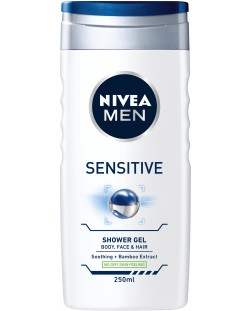 Nivea Men Душ гел Sensitive, 250 ml
